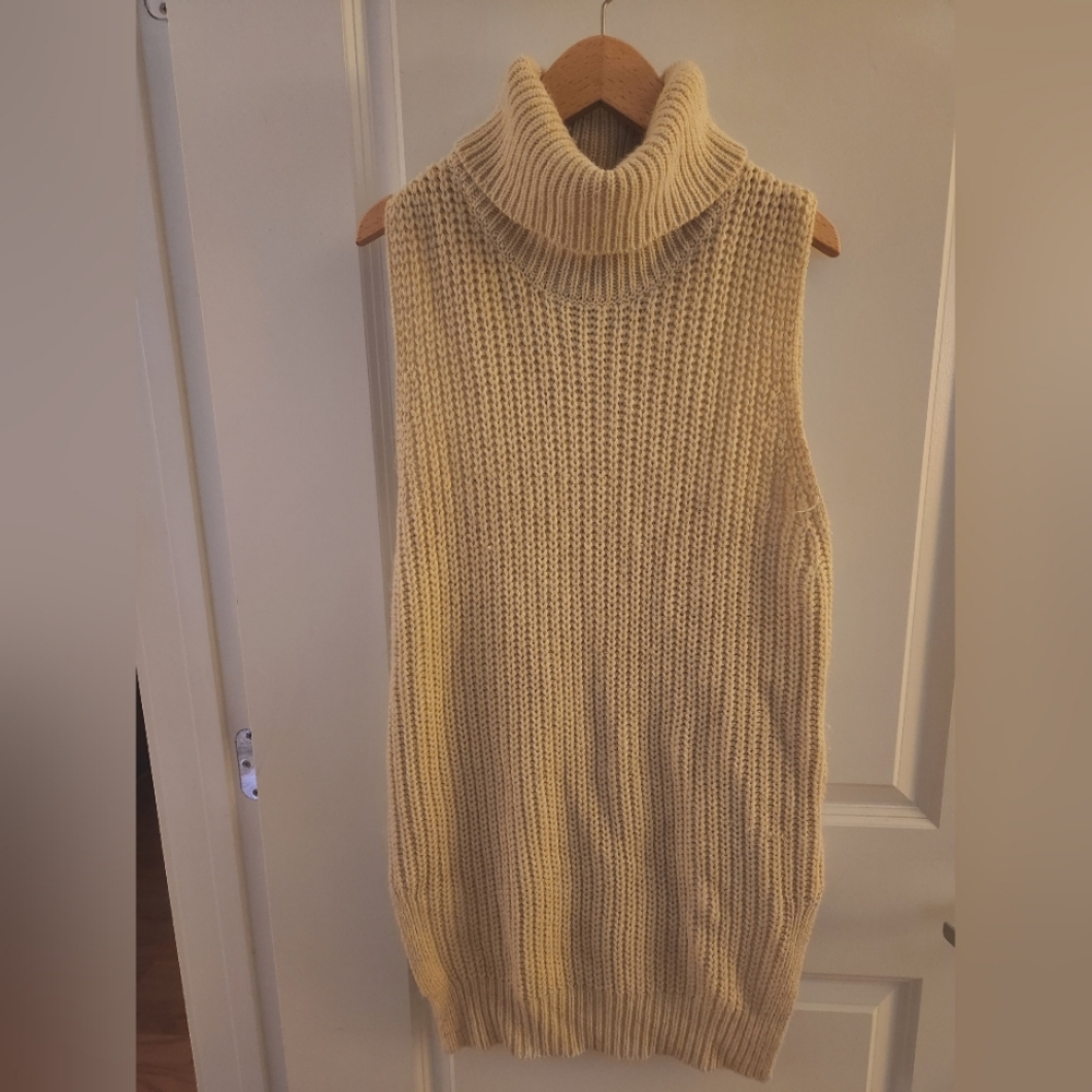 Tan Sweater dress